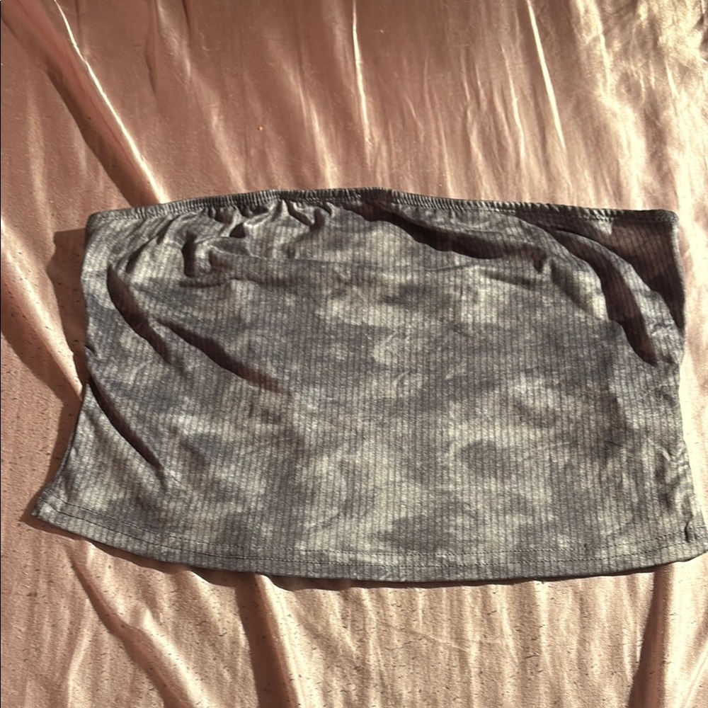 Gray Tube Top